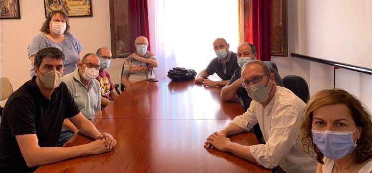 Blanch (PSPV-PSOE) dialoga amb càrrecs socialistes dels Ports sobre les polítiques actives d’ocupació a l’interior