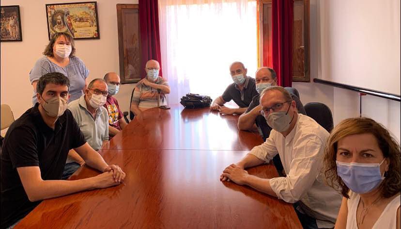 Blanch (PSPV-PSOE) dialoga amb càrrecs socialistes dels Ports sobre les polítiques actives d’ocupació a l’interior