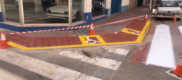 L’Ajuntament d’Alcalà-Alcossebre realitza obres de millora d’accessibilitat en els dos nuclis urbans