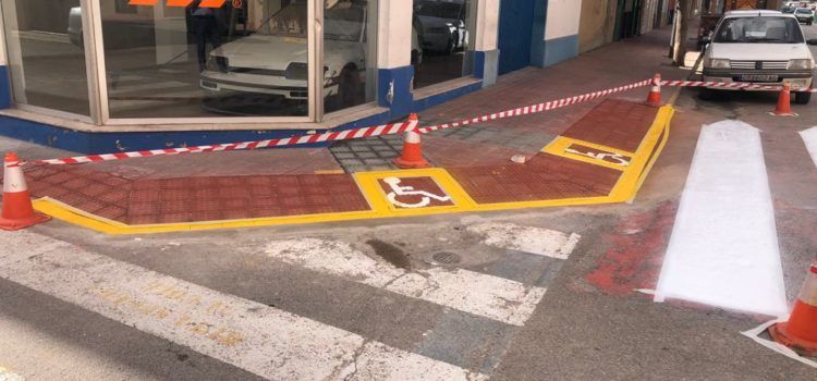 L’Ajuntament d’Alcalà-Alcossebre realitza obres de millora d’accessibilitat en els dos nuclis urbans