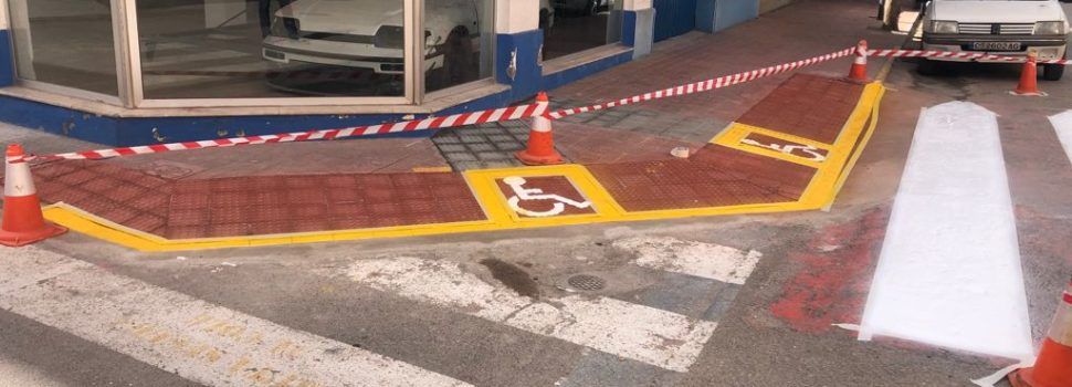 L’Ajuntament d’Alcalà-Alcossebre realitza obres de millora d’accessibilitat en els dos nuclis urbans