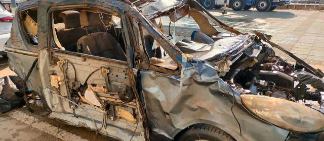 Vídeo i fotos: rescat de cotxes a les Cases d’Alcanar