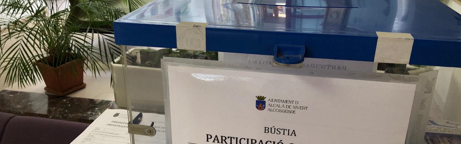 L’Ajuntament d’Alcalà-Alcossebre obre el procés de pressupostos participatius