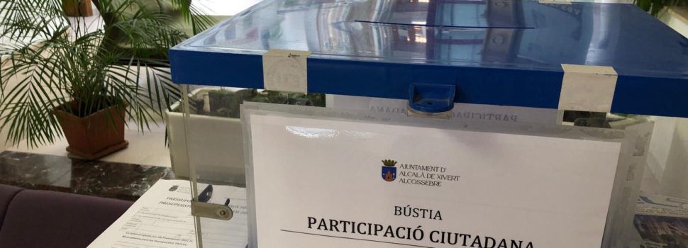L’Ajuntament d’Alcalà-Alcossebre obre el procés de pressupostos participatius