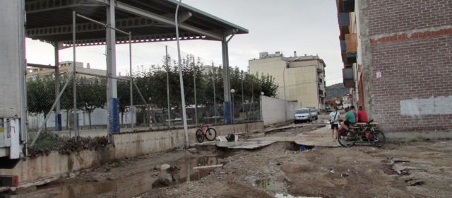 El municipi d’Alcanar intenta aixecar el cap després de la forta tempesta