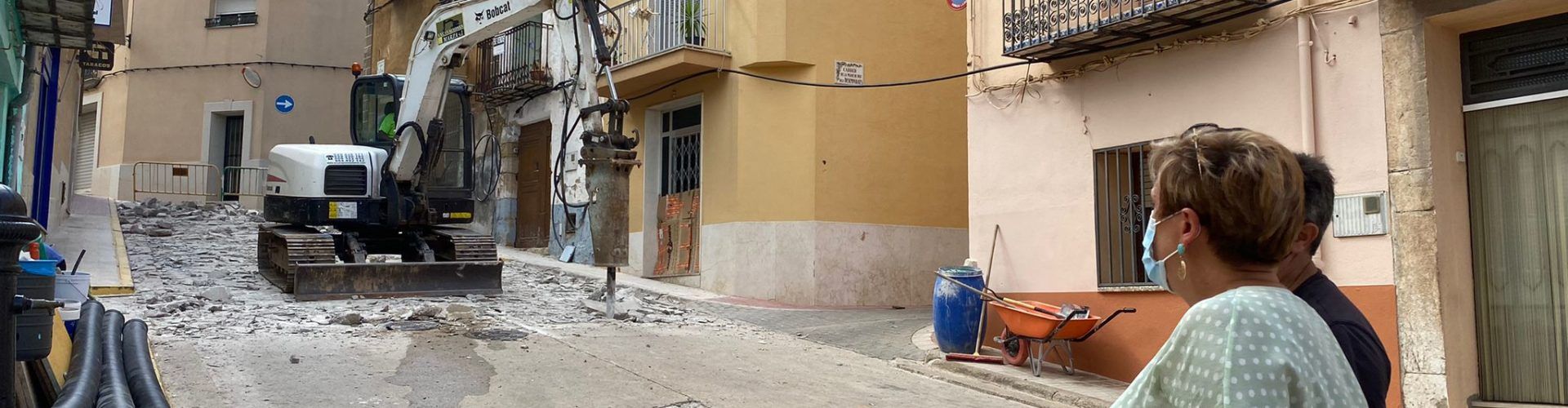Càlig enceta les obres del Carrer Sant Roc i de la Plaça Vella