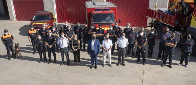 José Martí posa en valor que aquest estiu els bombers de la Diputació han rescatat a 34 persones en situació de greu risc vital