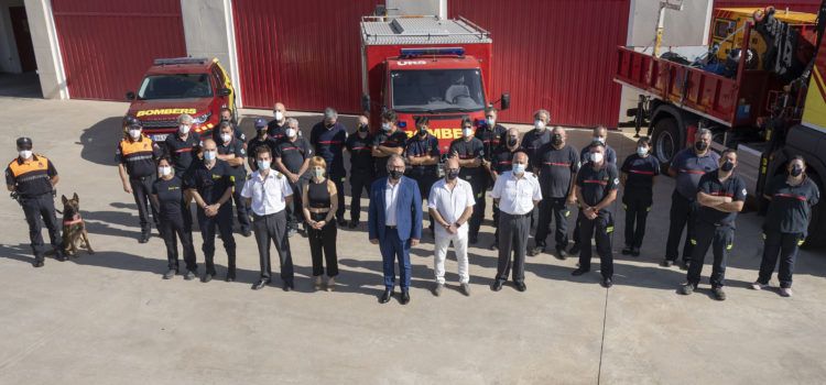 José Martí posa en valor que aquest estiu els bombers de la Diputació han rescatat a 34 persones en situació de greu risc vital
