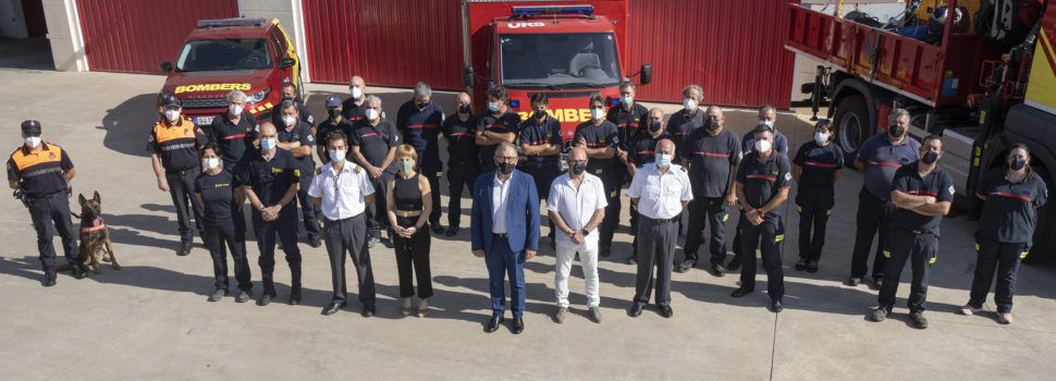 José Martí posa en valor que aquest estiu els bombers de la Diputació han rescatat a 34 persones en situació de greu risc vital