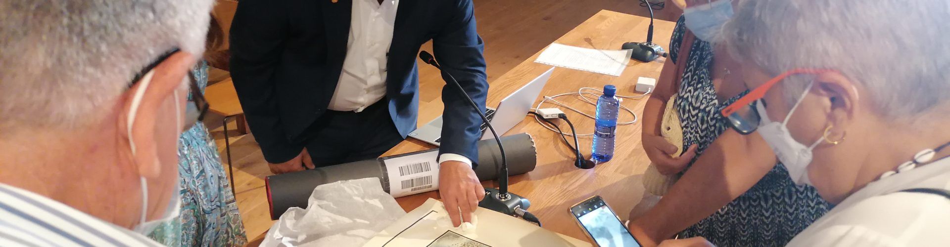 Peñíscola adquiere un mapa y plano de la ciudad elaborado por ingenieros de Napoleón