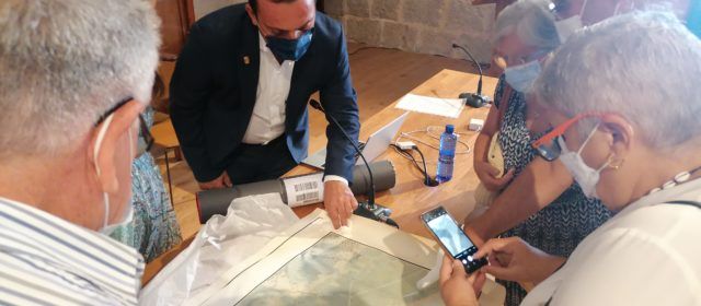 Peñíscola adquiere un mapa y plano de la ciudad elaborado por ingenieros de Napoleón