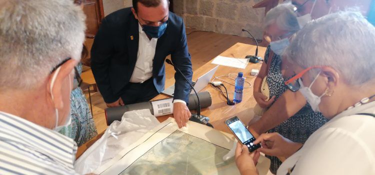 Peñíscola adquiere un mapa y plano de la ciudad elaborado por ingenieros de Napoleón
