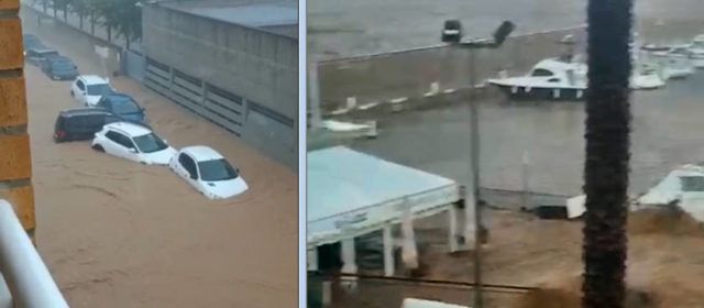 Onze vídeos de les inundacions a Alcanar i les Cases
