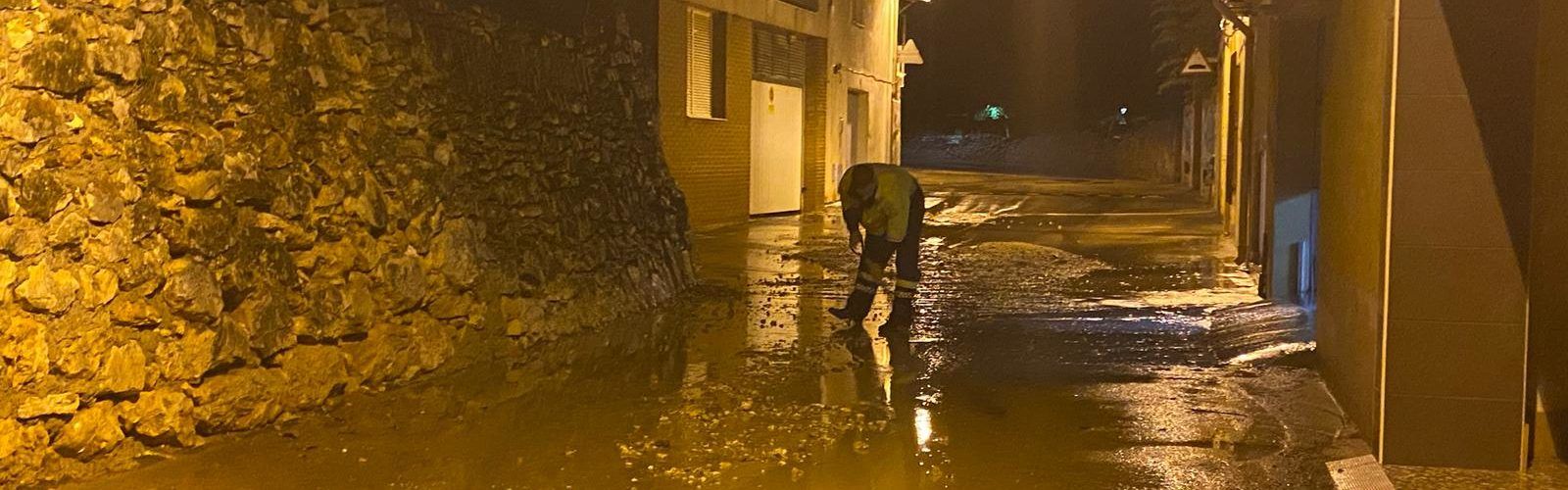 Càlig sol·licita la declaració de zona afectada per emergència després del temporal de pluja