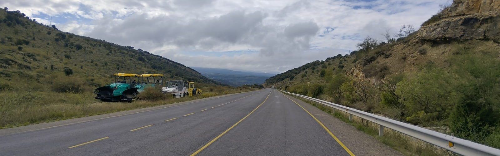 Continuen els treballs de pavimentació de 12 km de N-232 entre Morella i el límit d’Aragó