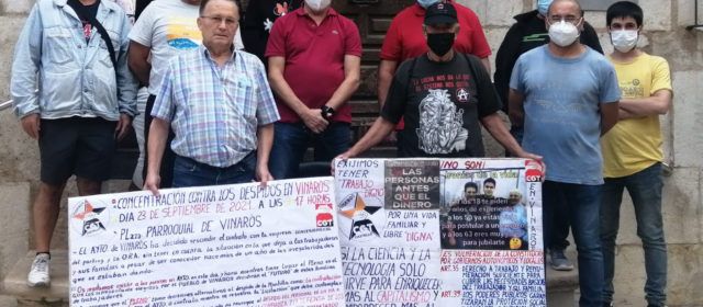 CGT convoca concentración contra los despidos en el parking y la ORA de Vinaròs