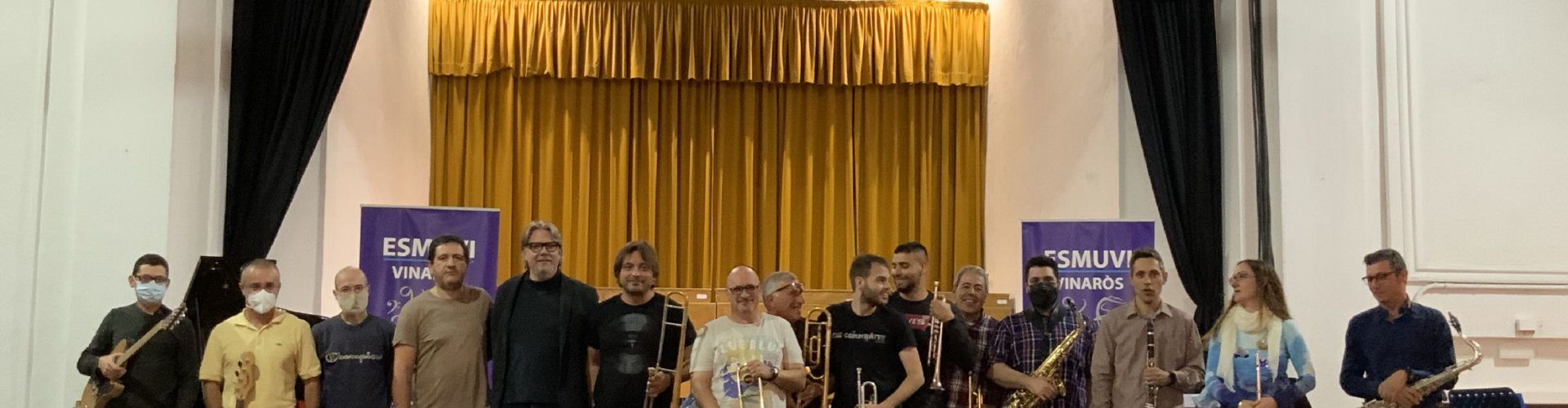 Masterclass de Big Band per ESMUVI Escola de Música de Vinaròs amb el trompetista David Pastor