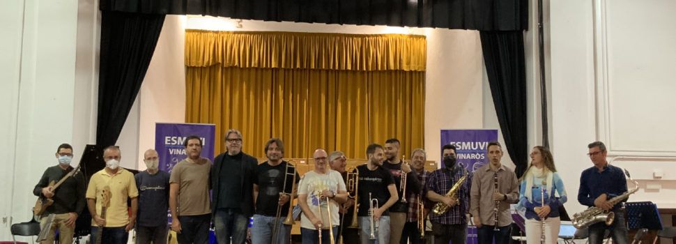 Masterclass de Big Band per ESMUVI Escola de Música de Vinaròs amb el trompetista David Pastor