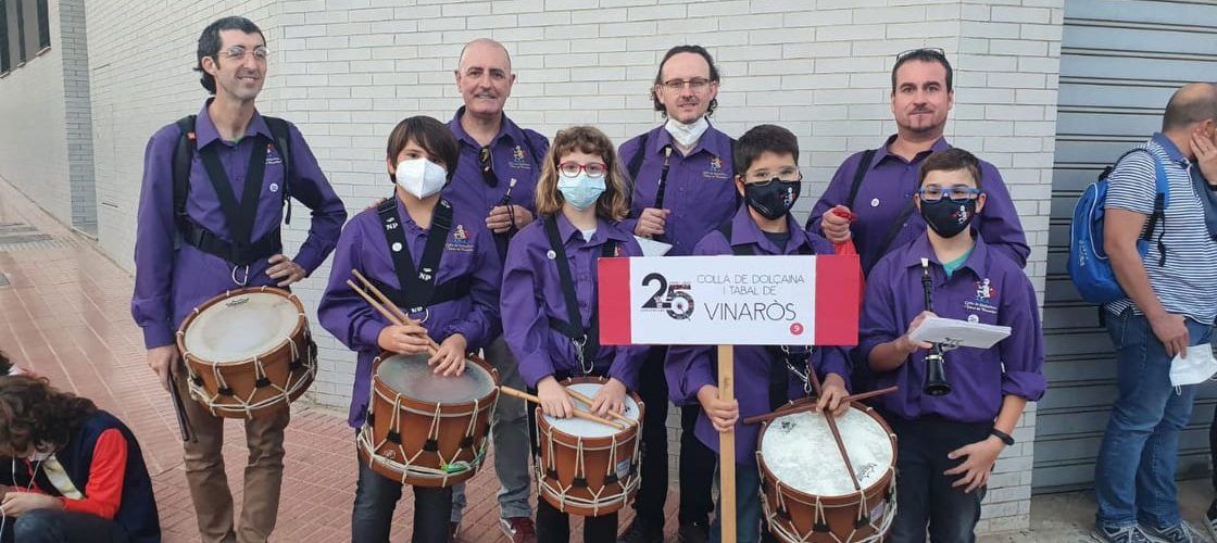 La Colla de Dolçaina i Tabal de Vinaròs, en el 25 aniversari d’El Setrill de Torreblanca