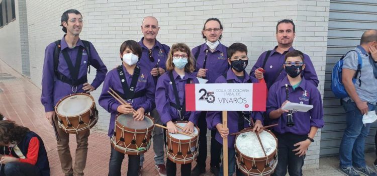 La Colla de Dolçaina i Tabal de Vinaròs, en el 25 aniversari d’El Setrill de Torreblanca