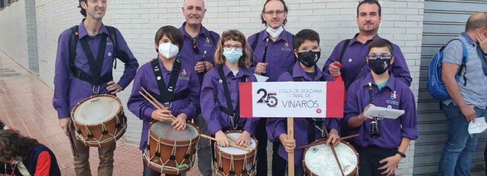 La Colla de Dolçaina i Tabal de Vinaròs, en el 25 aniversari d’El Setrill de Torreblanca
