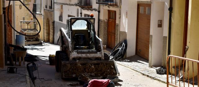 Comencen les obres de millora al carrer Zaporta de Morella