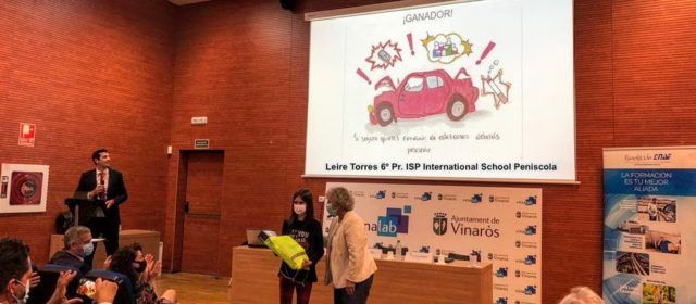 Leire Torres Royo, del International School Peníscola, gana el concurso de dibujos de seguridad vial