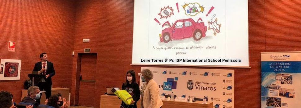 Leire Torres Royo, del International School Peníscola, gana el concurso de dibujos de seguridad vial