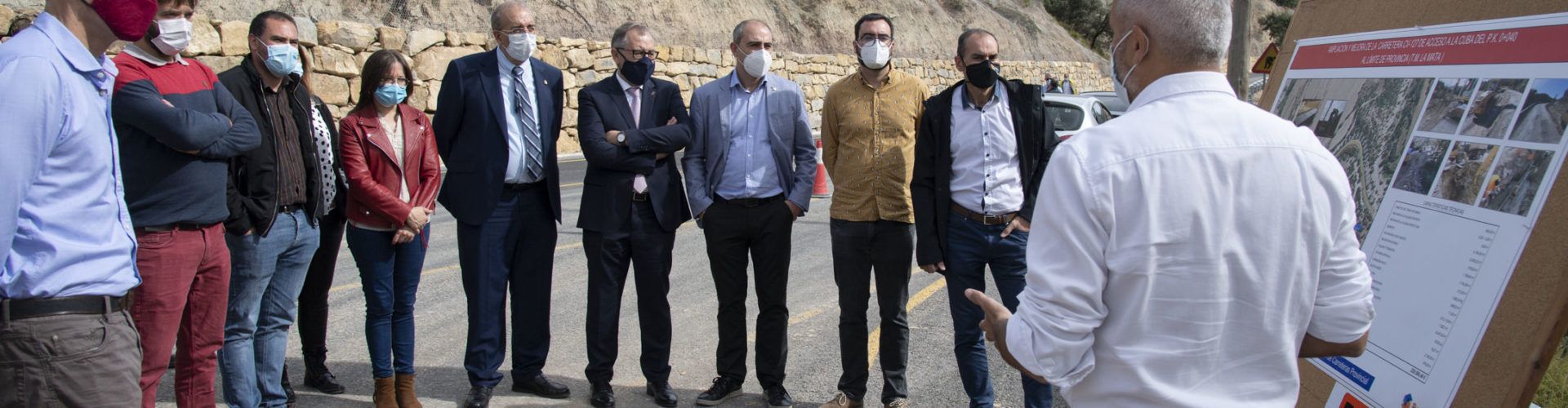 La Diputació inverteix prop de cinc milions d’euros a l’any en la millora i conservació de la xarxa viària provincial