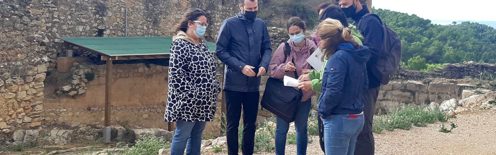 La Diputació de Castelló inicia a Xivert els treballs de protecció de les pintures templeres del castell