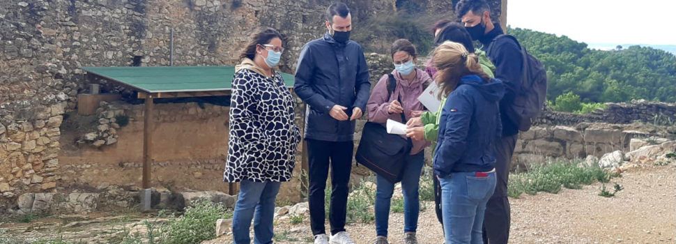 La Diputació de Castelló inicia a Xivert els treballs de protecció de les pintures templeres del castell