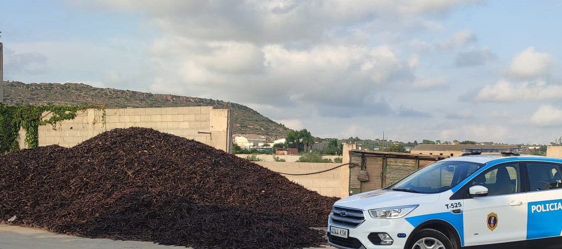 La Policía de la Generalitat incrementa los dispositivos de control en almacenes de algarroba y almendra