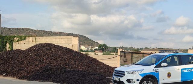 La Policía de la Generalitat incrementa los dispositivos de control en almacenes de algarroba y almendra