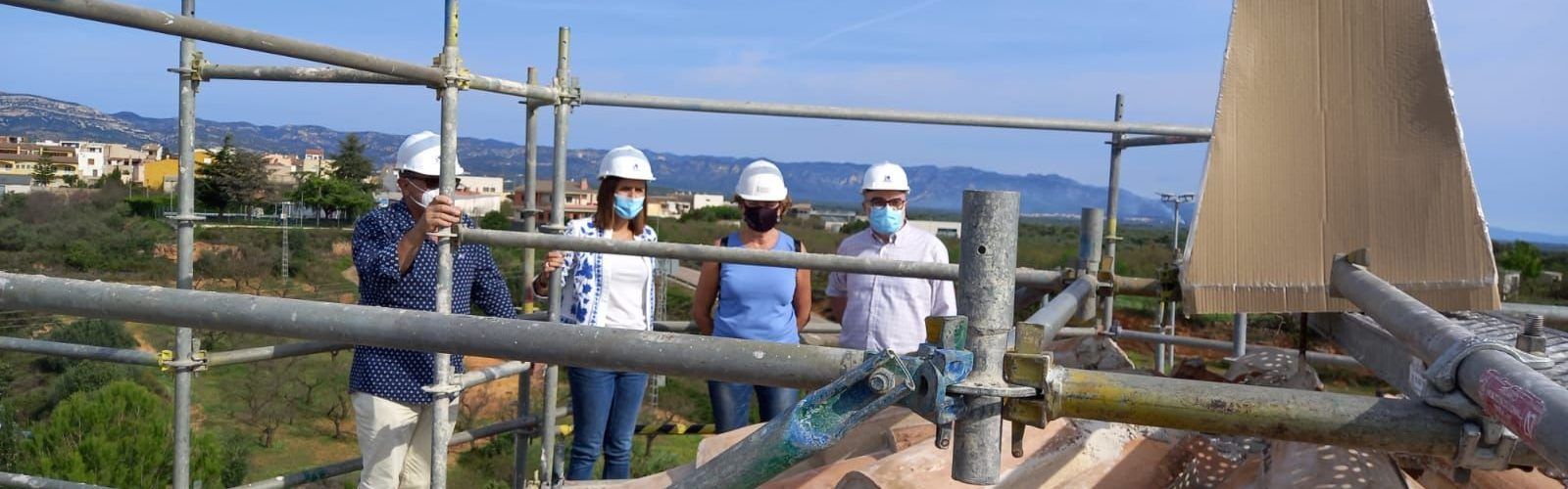 Culmina la primera fase de les obres de rehabilitació del Calvari de Canet