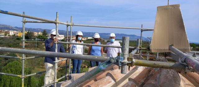 Culmina la primera fase de les obres de rehabilitació del Calvari de Canet