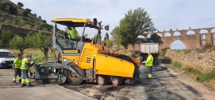 S’asfalten els camins rurals de Morella afectats per temporals