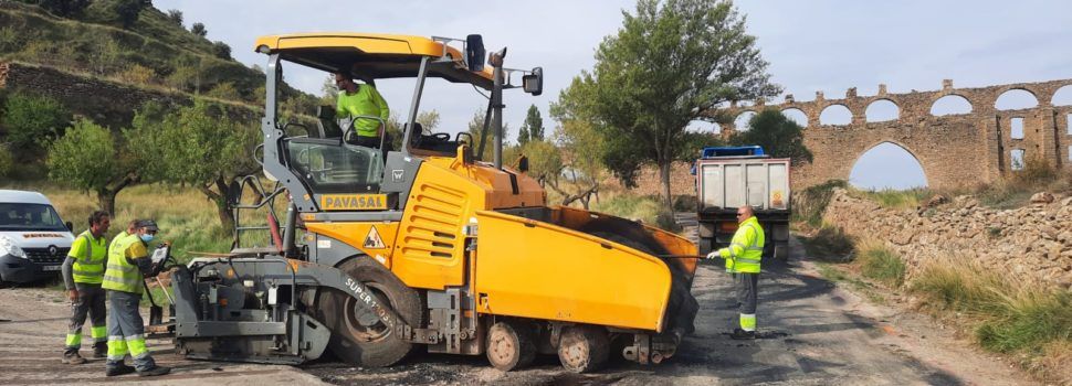 S’asfalten els camins rurals de Morella afectats per temporals