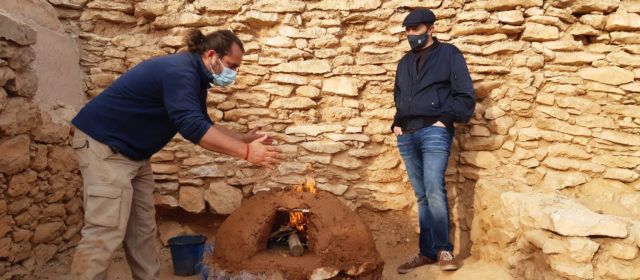 Comencen les obres de rehabilitació de la caseta del poblat iber del Puig de la Nau