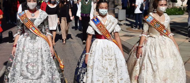 Carla García Pérez, fallera major infantil de València 2020-2021, visita Benicarló