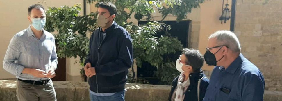 Reunió a Morella amb el Diputat de Cooperació amb els municipis