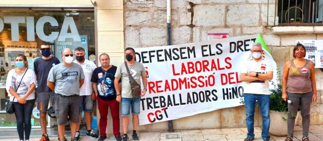 Els treballadors de la Zona Blava demanen que l’Ajuntament de Vinaròs mantinga els seus llocs de treballs