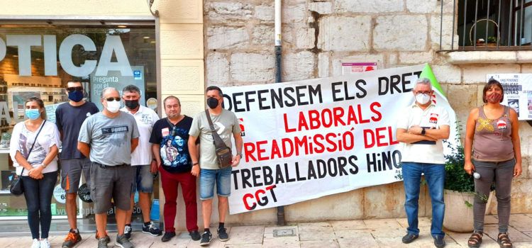 Els treballadors de la Zona Blava demanen que l’Ajuntament de Vinaròs mantinga els seus llocs de treballs