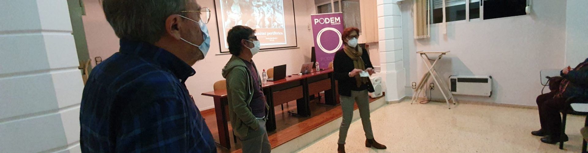 Xerrada a Vinaròs sobre la sanitat perifèrica amb els metges Pep Trullén i Nel·lo Monfort
