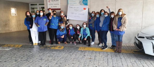 USO apoya la huelga indefinida del personal de limpieza que afecta al Hospital de Vinaròs
