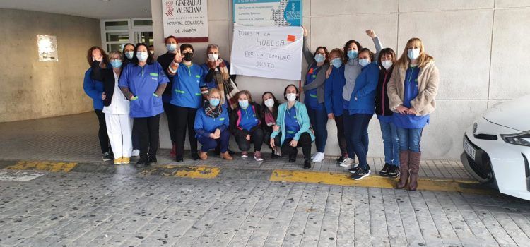 USO apoya la huelga indefinida del personal de limpieza que afecta al Hospital de Vinaròs