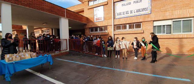 Vídeos i fotos: Santa Catalina al CEIP Assumpció de Vinaròs