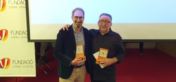 Enrique Adell y Jordi Sebastià reciben los premios cinematográficos “Vinaròs en curt”