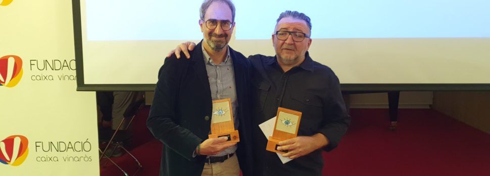 Enrique Adell y Jordi Sebastià reciben los premios cinematográficos “Vinaròs en curt”