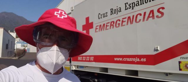 Des de Tortosa, Creu Roja actuant a La Palma