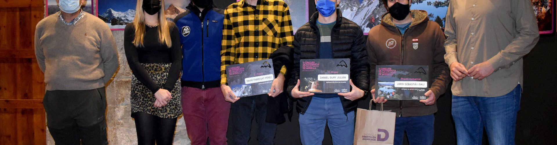 Daniel Oury, David Fabregat i Jordi Sebastià, premis del V Concurs de fotografia de muntanya de Morella